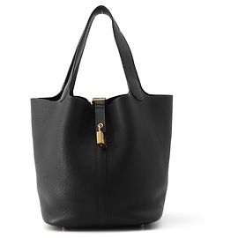 Hermès Sac à main Hermes Picotin Lock MM Noir