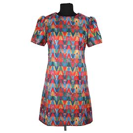 Abito multicolore in cotone Red Valentino Multicolore