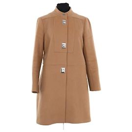 Maje Wollmantel camel Kamel