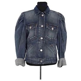 Chaqueta de algodón azul Isabel Marant Etoile Azul