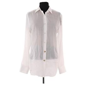 Camisa Lanvin de algodón ecru Crudo