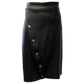 Jupe Baha en cuir noir Rag & Bone Noir