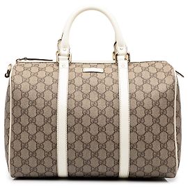 Bolsa Boston Gucci Joy Medium GG Supreme Bege Bege