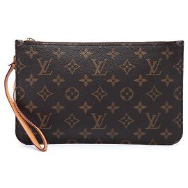 Pochette Louis Vuitton Monogram Neverfull Marrone Marrone