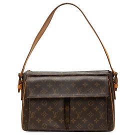 Sac à main Louis Vuitton Monogram Viva Cite GM Marron Marron