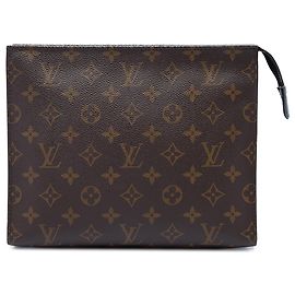 Portadocumenti Toiletry Pouch 26 Louis Vuitton Monogram marrone Marrone