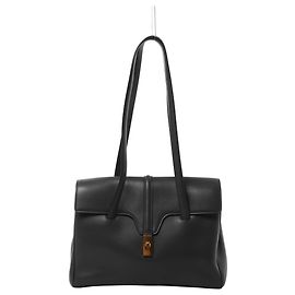 Céline Celine Sac 16 Medium Borsa a tracolla in pelle Gray Grigio