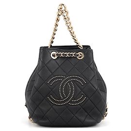 Chanel Matelassé Backpack Black