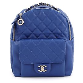 Chanel Matelassé Backpack Blue