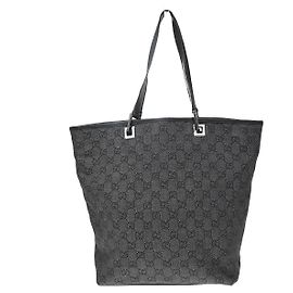 Sac Cabas Vertical Gucci GG Canvas Noir