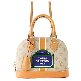 Louis Vuitton Alma BB Monogram Handtasche Beige