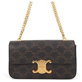 Céline Borsa a spalla con catena Celine Triomphe Altro