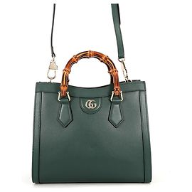 Gucci Diana Bamboo Tote Medium Vert