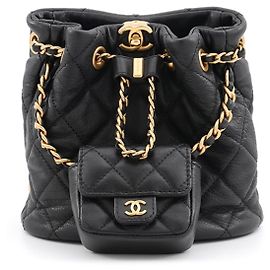 Chanel Matelassé Backpack Black