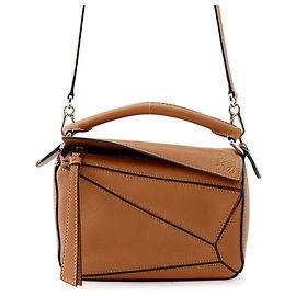 Borsa a mano Loewe Puzzle Bag Mini Marrone