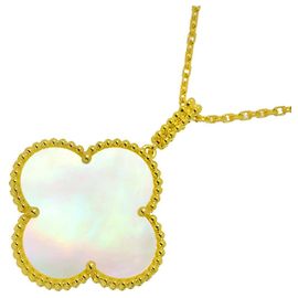 Van Cleef & Arpels Magic Alhambra Lange Halskette Perlmutt Andere
