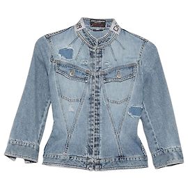 Autre Marque Dolce & Gabbana Giubbotto in jeans anni 2000 Blu chiaro
