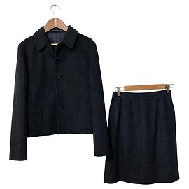 Autre Marque INED Wolle-Kaschmir-Set Braun