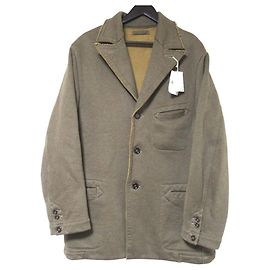 Autre Marque 45R Knit Long Jacket Coat Brown