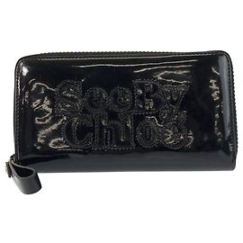 Autre Marque SEE BY CHLOE Cartera larga de charol Negro