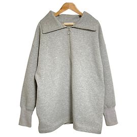 Autre Marque SLOBE IENA Pullover de doble punto con media cremallera Castaño