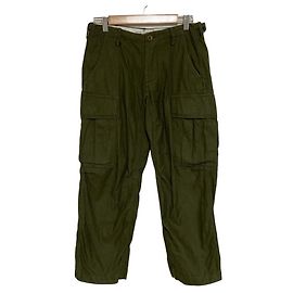 Autre Marque Pantalones Cargo de Algodón YAECA LIKE WEAR Verde Caqui