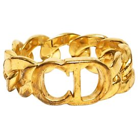 Dior Anillo entrelazado CD en oro Otro