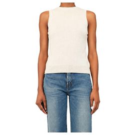 Reformation Ärmelloses Stricktop aus Kaschmir in Creme - size XS Andere