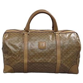 Céline Wunderschöne Celine Macadam Reisetasche Braun