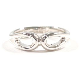 Autre Marque Anillo Tiffany & Co. Double Open Teardrop Plata