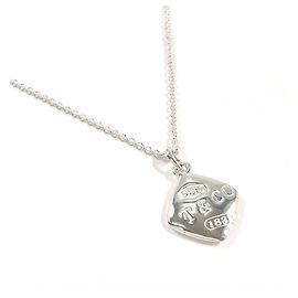 Autre Marque Collar Tiffany 1837 Montage Cushion Plata