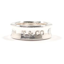 Autre Marque Tiffany & Co. 1837 Medium Band Ring aus Silber Silber