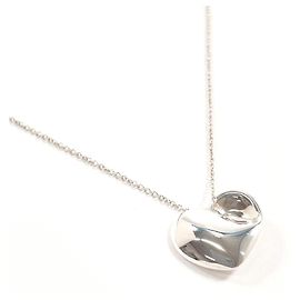 Autre Marque Collar Corazón Plegado en Plata Esterlina Tiffany & Co. Plata