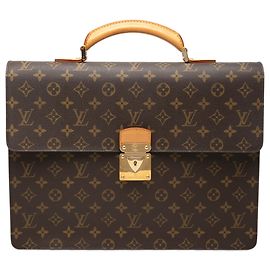 Louis Vuitton Brown Monogram Serviette Conseiller Marrom