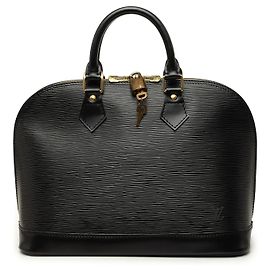 Louis Vuitton Black Epi Alma PM Noir