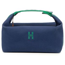 Funda Hermès Blue Small Toile Bride A Brac Case Azul Azul oscuro