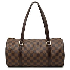 Louis Vuitton Brown Damier Ebene Papillon 30 Marrom