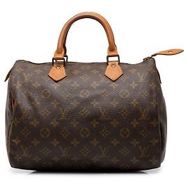 Louis Vuitton Brown Monogram Speedy 30 Marron