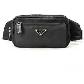 Borsello da vita Prada Re-Nylon Triangle Nero