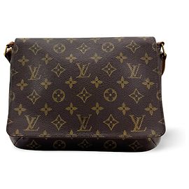 Louis Vuitton Musette Tango Monogram Canvas Marron