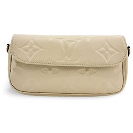 Louis Vuitton Ivy Wallet on Chain Monogram Empreinte Giant Beige