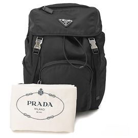 Prada Tessuto Nylon Black Rucksack Schwarz