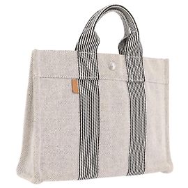 Hermès Hermes Fourre Tout Canvas PM Marron