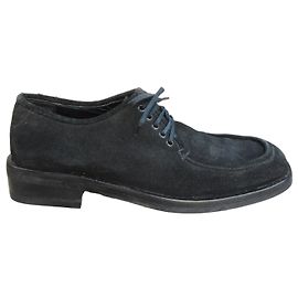 Chaussures Derbies Gucci en Daim Noir Noir