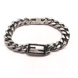 Pulseira Fendi FF Chain Prata