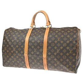 Louis Vuitton Keepall Monogram Canvas 55 Brown