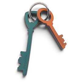 Hermès HERMES PETIT H KEY RING CLES H1064918 BICOLOR GRAINED CALF LEATHER Other