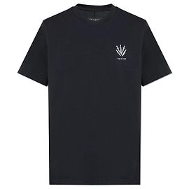 Rag & Bone T-shirt de algodão com logótipo Preto