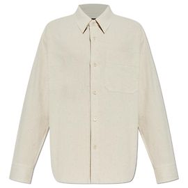 Chemise Apc en coton avec poche blanc crème Blanc Écru