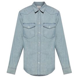 Isabel Marant Vasco Jeanshemd aus blauer Baumwolle Blau